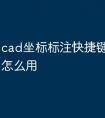 cad坐标标注快捷键命令dor怎么用