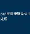 cad里快捷键命令用不了怎么处理