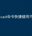 cad命令快捷键用不了怎么办