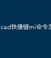cad快捷键mi命令怎么用