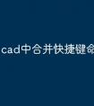 cad中合并快捷键命令怎么用
