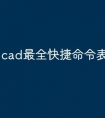 cad最全快捷命令表格怎么用