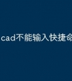 cad不能输入快捷命令怎么办