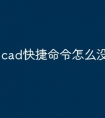 cad快捷命令怎么没显示图标