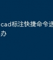 cad标注快捷命令选不中怎么办