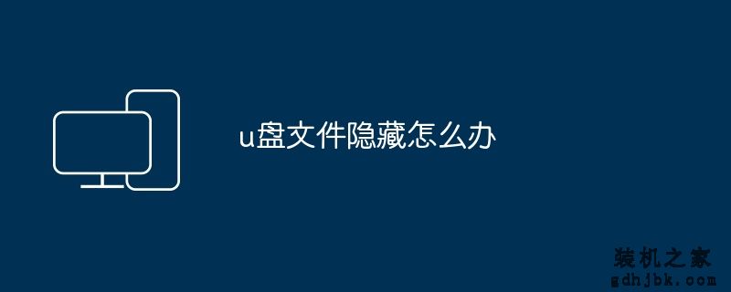 u盘文件隐藏怎么办