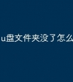 u盘文件夹没了怎么办