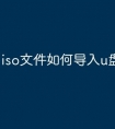iso文件如何导入u盘