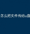 怎么把文件传给u盘