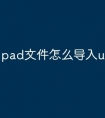 pad文件怎么导入u盘