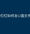 钉钉如何发U盘文件手机