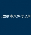 u盘病毒文件怎么卸载