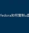 fedora如何复制u盘文件