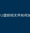 U盘投标文件如何加密