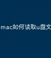 mac如何读取u盘文件