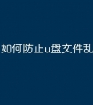 如何防止u盘文件乱码