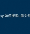 xp如何搜索u盘文件