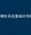 哪些系统重装好用呢